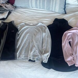 Lot of 4 athleisure tops